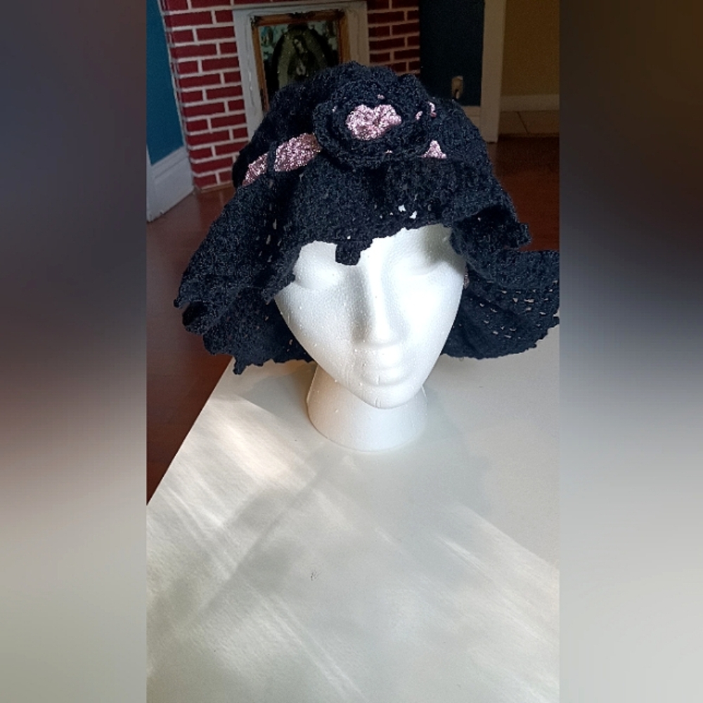 bucket hat handmade crochet